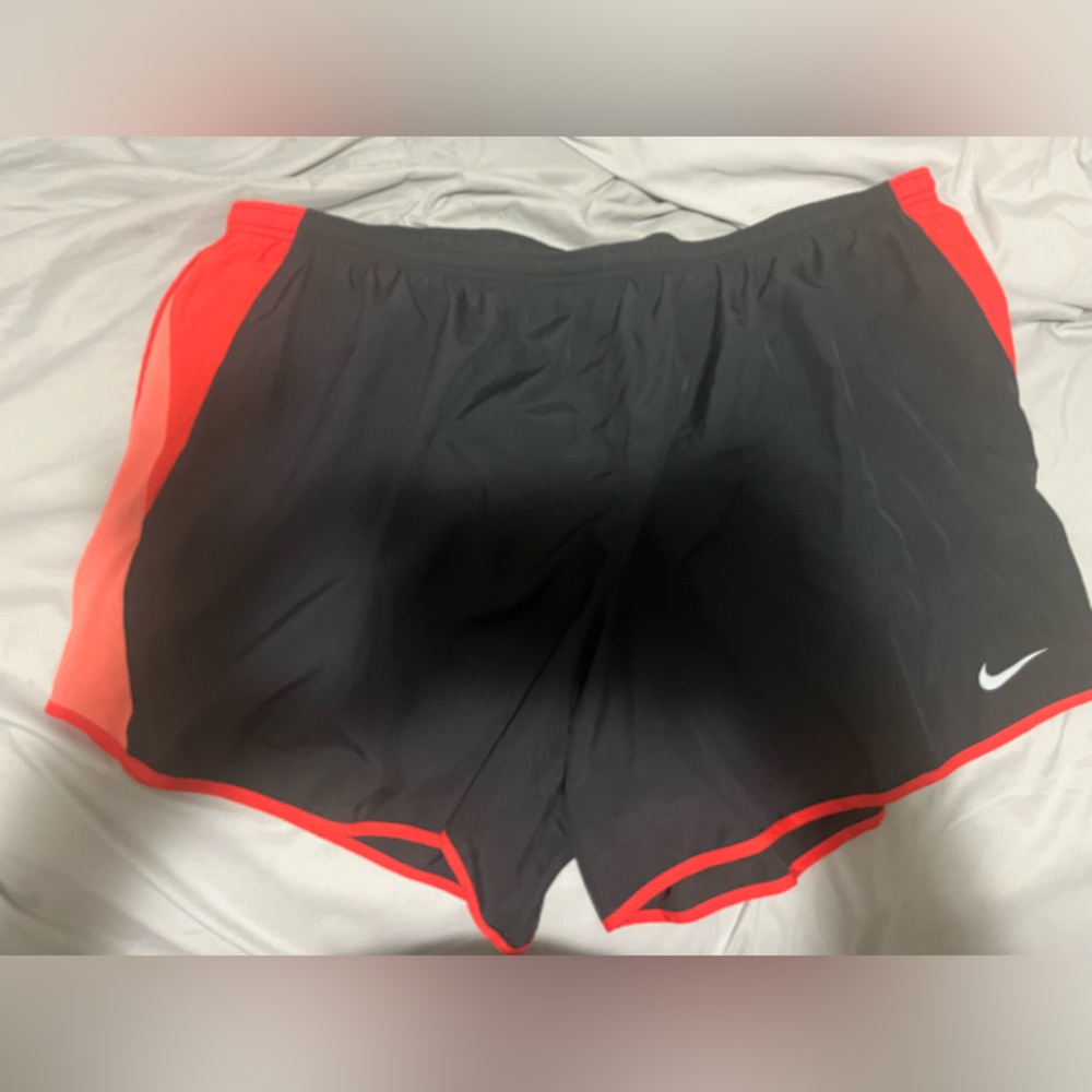 3X Nike Women's Swim Shorts - Black and Red